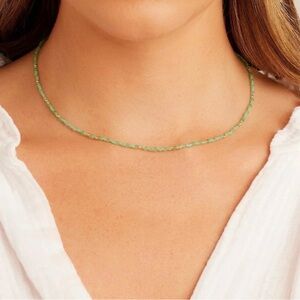 Gorjana Poppy Gem Necklace in Aventurine